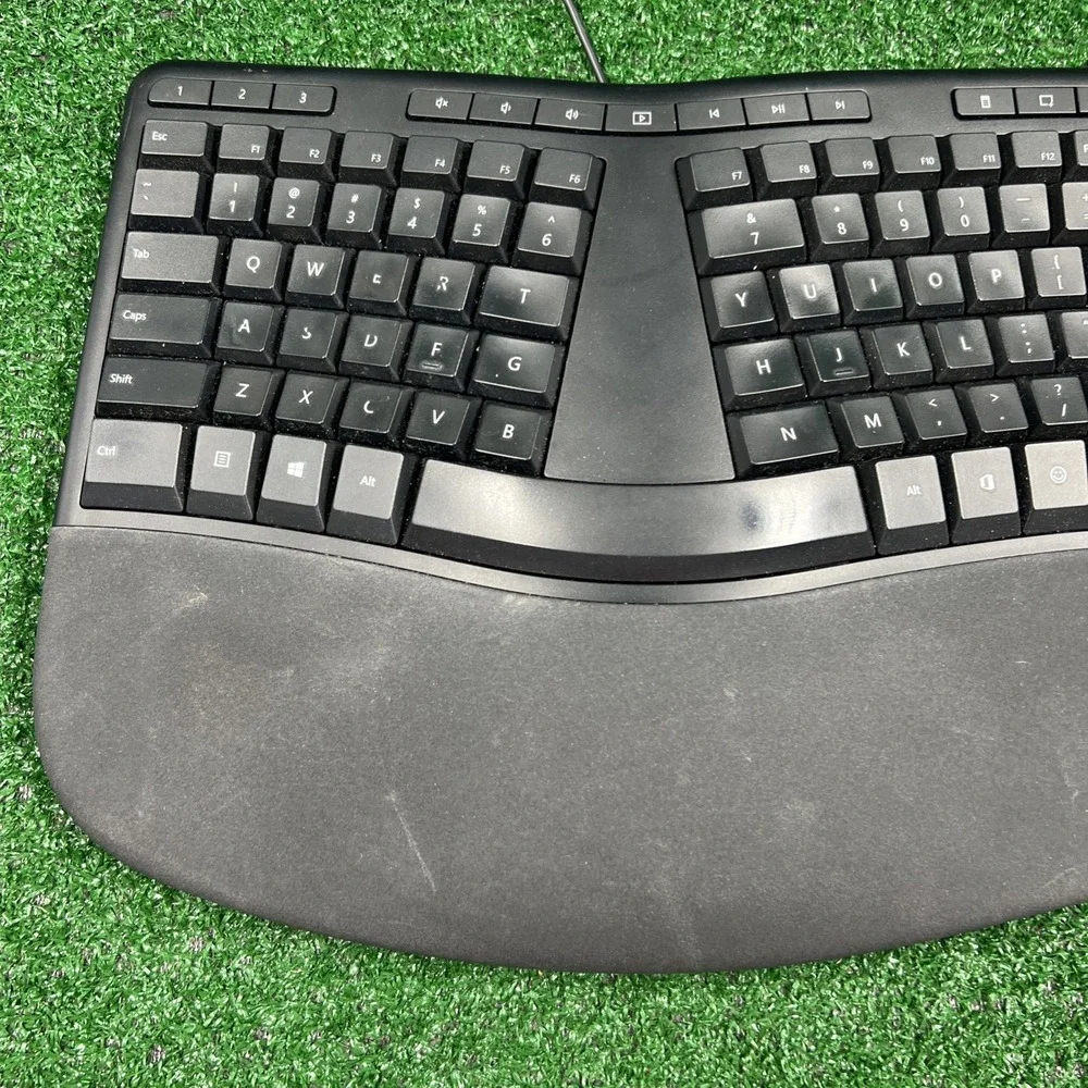 Microsoft Ergonomic Keyboard 1878 Wired USB 2.0‎ Black Tested